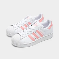 adidas Juniors' Superstar II White / Semi Pink Spark