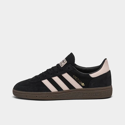 adidas Originals Women's Handball Spezial Black / Ice Pink - Gold