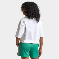 adidas Women's Essentials Crop Tee / White