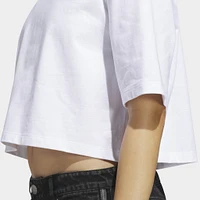 adidas Women's Essentials Crop Tee / White