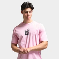 adidas Lounge Drinks Graphic T-Shirt / True Pink