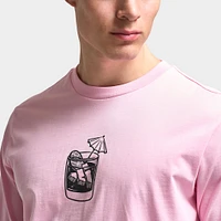 adidas Lounge Drinks Graphic T-Shirt / True Pink