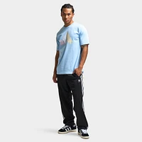 adidas Lounge Ice Graphic T-Shirt / Glow Blue