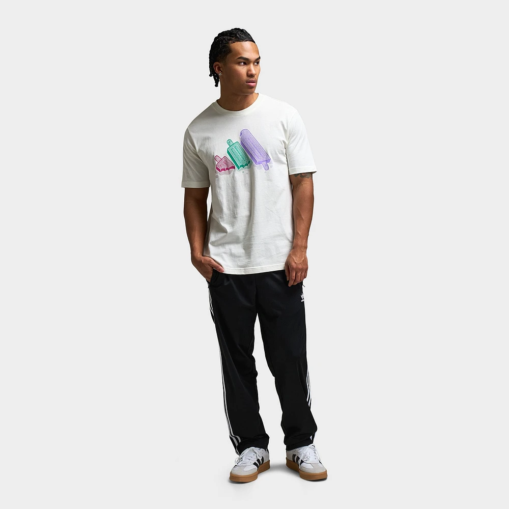 adidas Lounge Ice Graphic T-Shirt / White