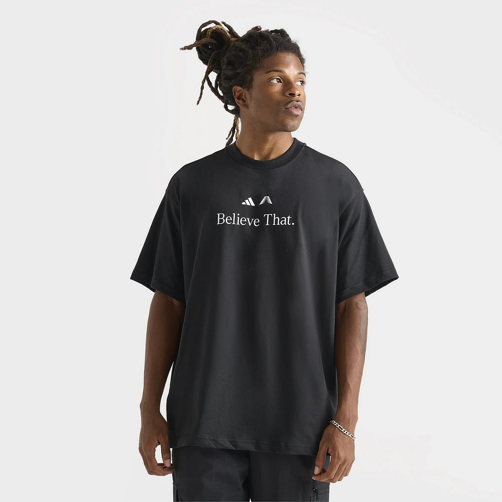 adidas Anthony Edwards Believe That T-Shirt / Black