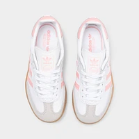 adidas Children's Samba OG Footwear White / Semi Pink Spark - Gum