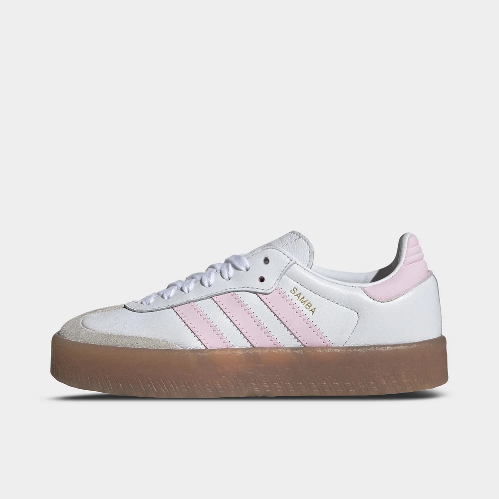 adidas Juniors' Sambae White / Clear Pink - Gold Metallic