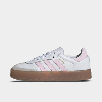 adidas Juniors' Sambae White / Clear Pink - Gold Metallic