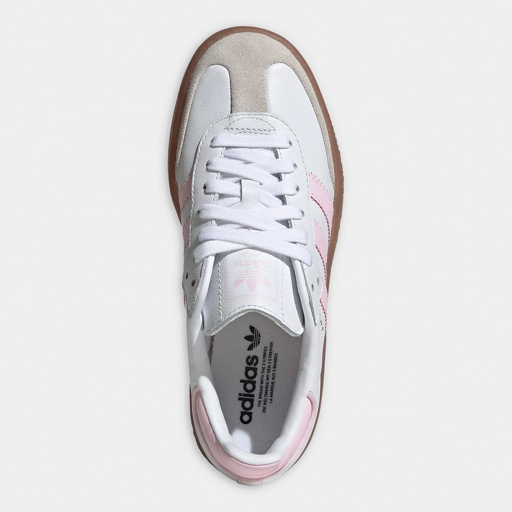 adidas Juniors' Sambae White / Clear Pink - Gold Metallic