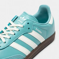 adidas Juniors' Samba OG Mint / Off White - Gum