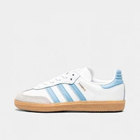 adidas Children's Samba OG White / Ash Blue - Gum