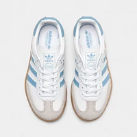 adidas Children's Samba OG White / Ash Blue - Gum