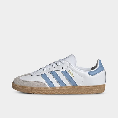 adidas Juniors' Samba OG White / Ash Blue - Gum