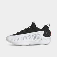 adidas Juniors' Anthony Edwards 1 Low White / Black - Red
