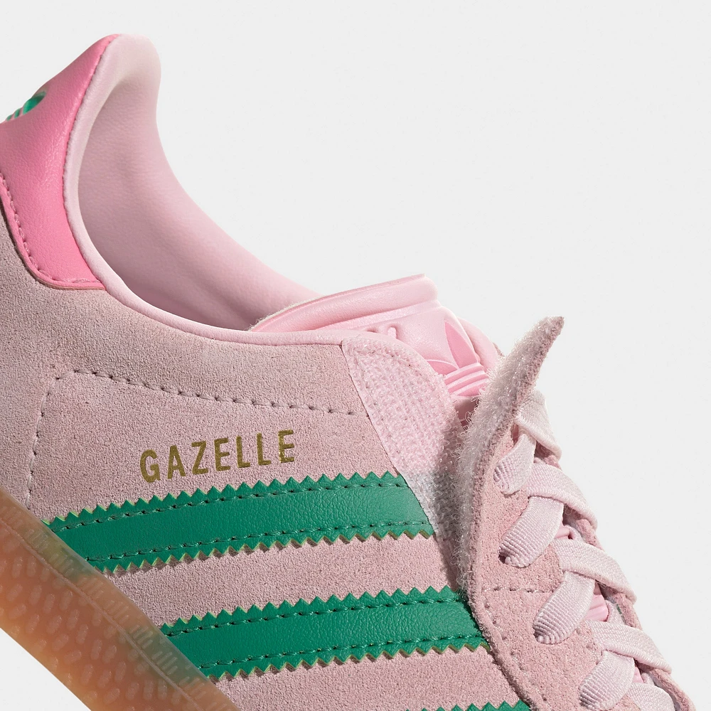 adidas Originals Children's Gazelle Pink / Green - Gum