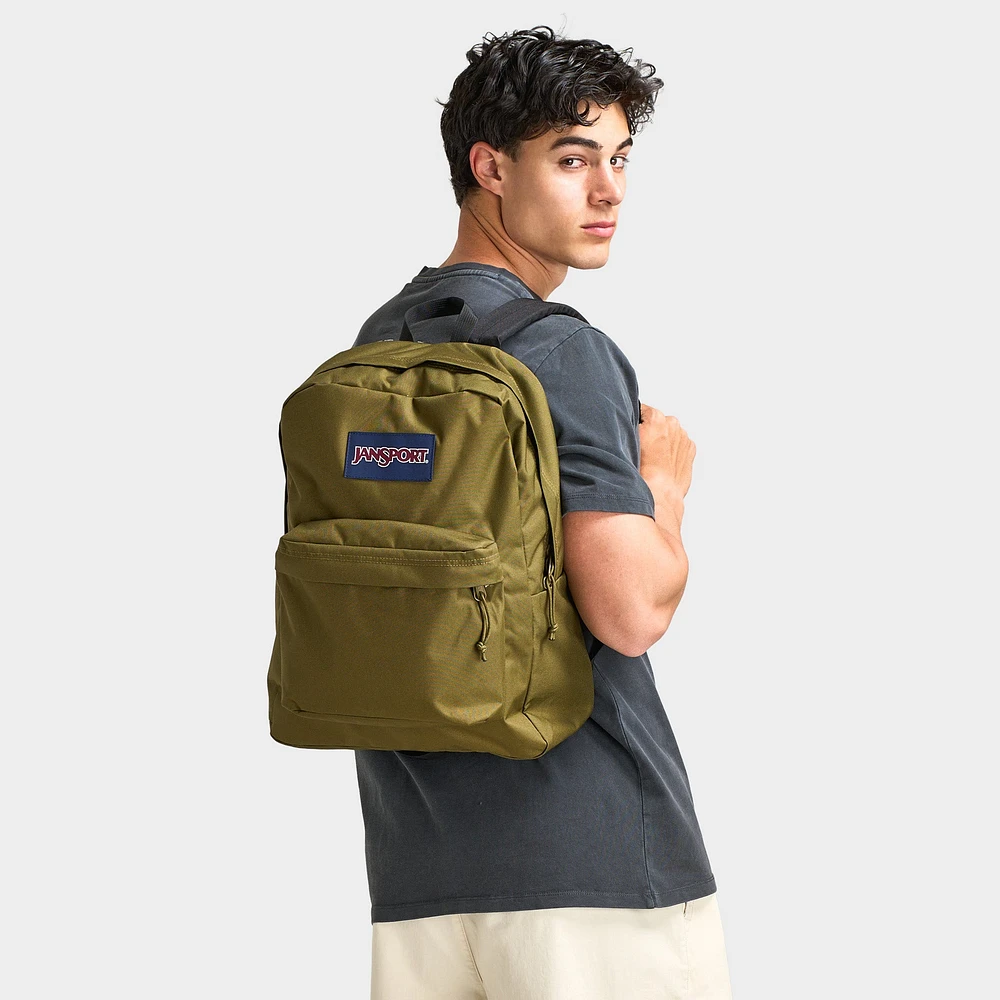 JanSport Superbreak Plus Backpack / Army Green