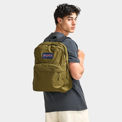 JanSport Superbreak Plus Backpack / Army Green