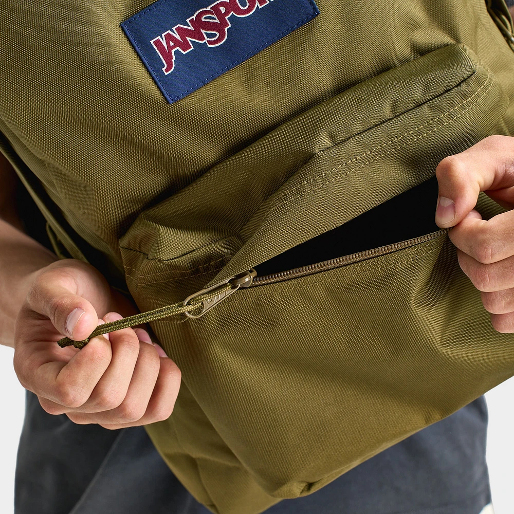 JanSport Superbreak Plus Backpack / Army Green