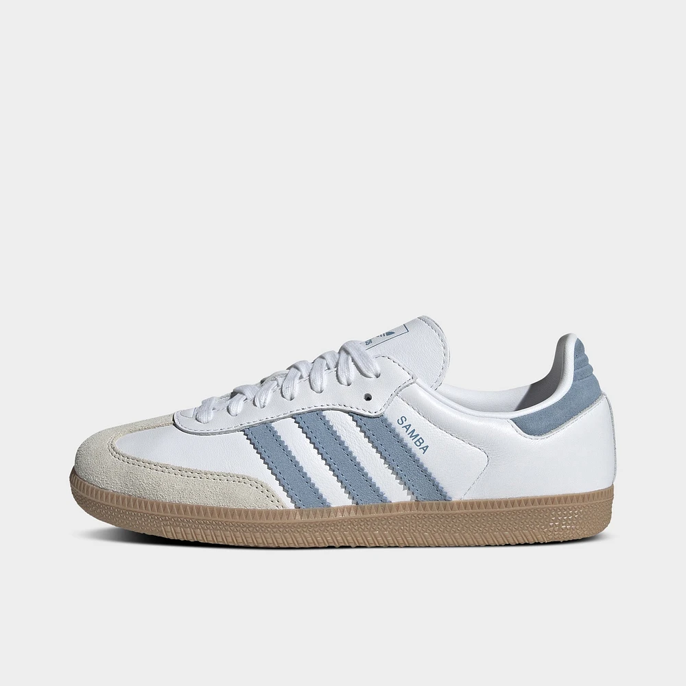 adidas Women's Samba OG White / Alumina - Ash Blue