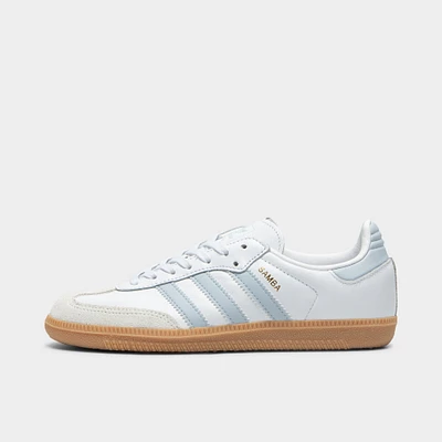 adidas Juniors' Samba OG White / Halo Blue - Gum