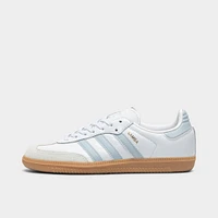 adidas Juniors' Samba OG White / Halo Blue - Gum