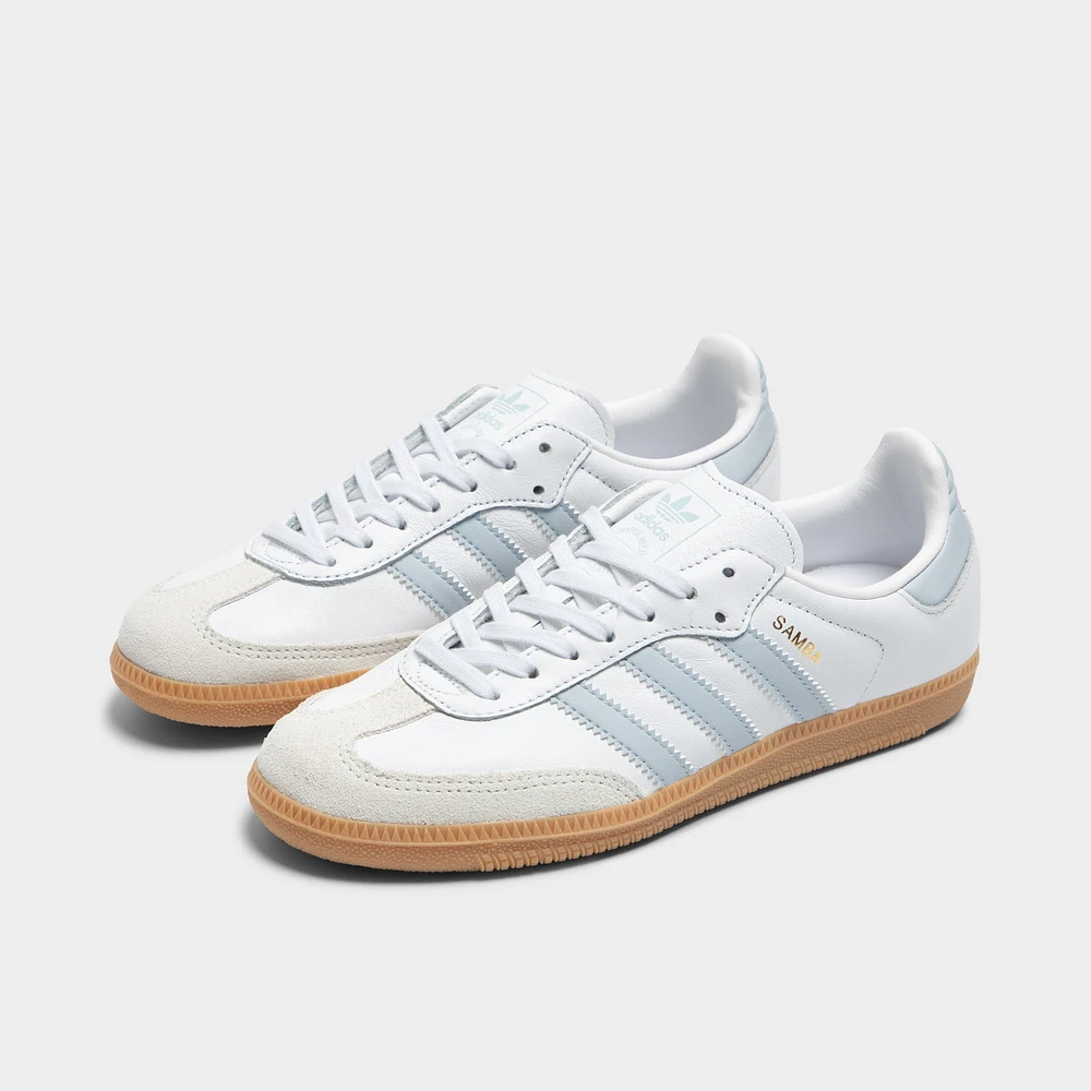 adidas Juniors' Samba OG White / Halo Blue - Gum
