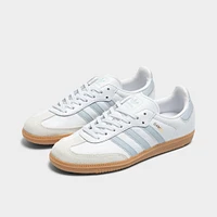 adidas Juniors' Samba OG White / Halo Blue - Gum