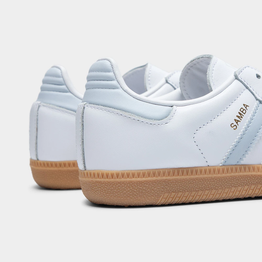 adidas Juniors' Samba OG White / Halo Blue - Gum