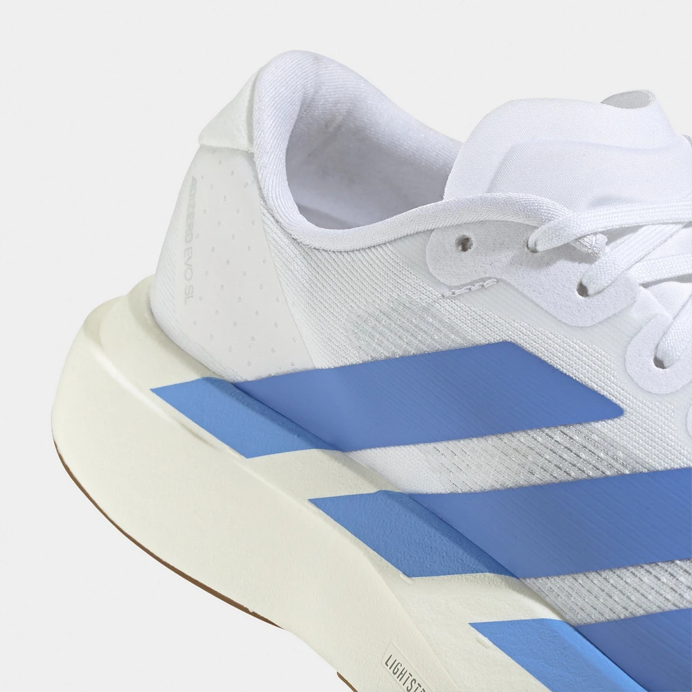 adidas Women's Adizero EVO SL White / Blue Fusion - Off