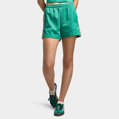 Adidas Women's Classic Shorts Semi Court Green / Bliss Pink