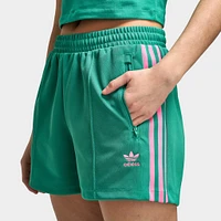 Adidas Women's Classic Shorts Semi Court Green / Bliss Pink