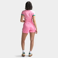 adidas Women's Baby Tee Bliss Pink / Semi Court Green