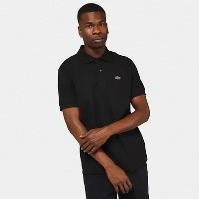 Lacoste Original L.12.12 Petit Piqu Cotton Polo Shirt / Black