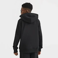 New Balance Junior Boys' Linear Logo Pullover Hoodie / Black