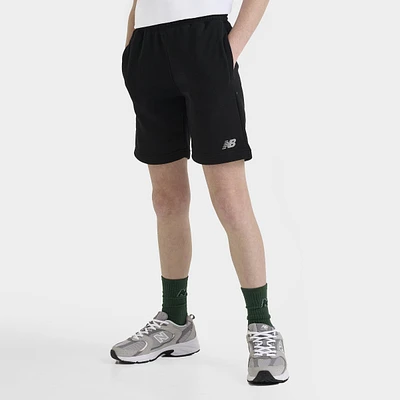 New Balance Junior Boys' Small Logo Shorts / Black
