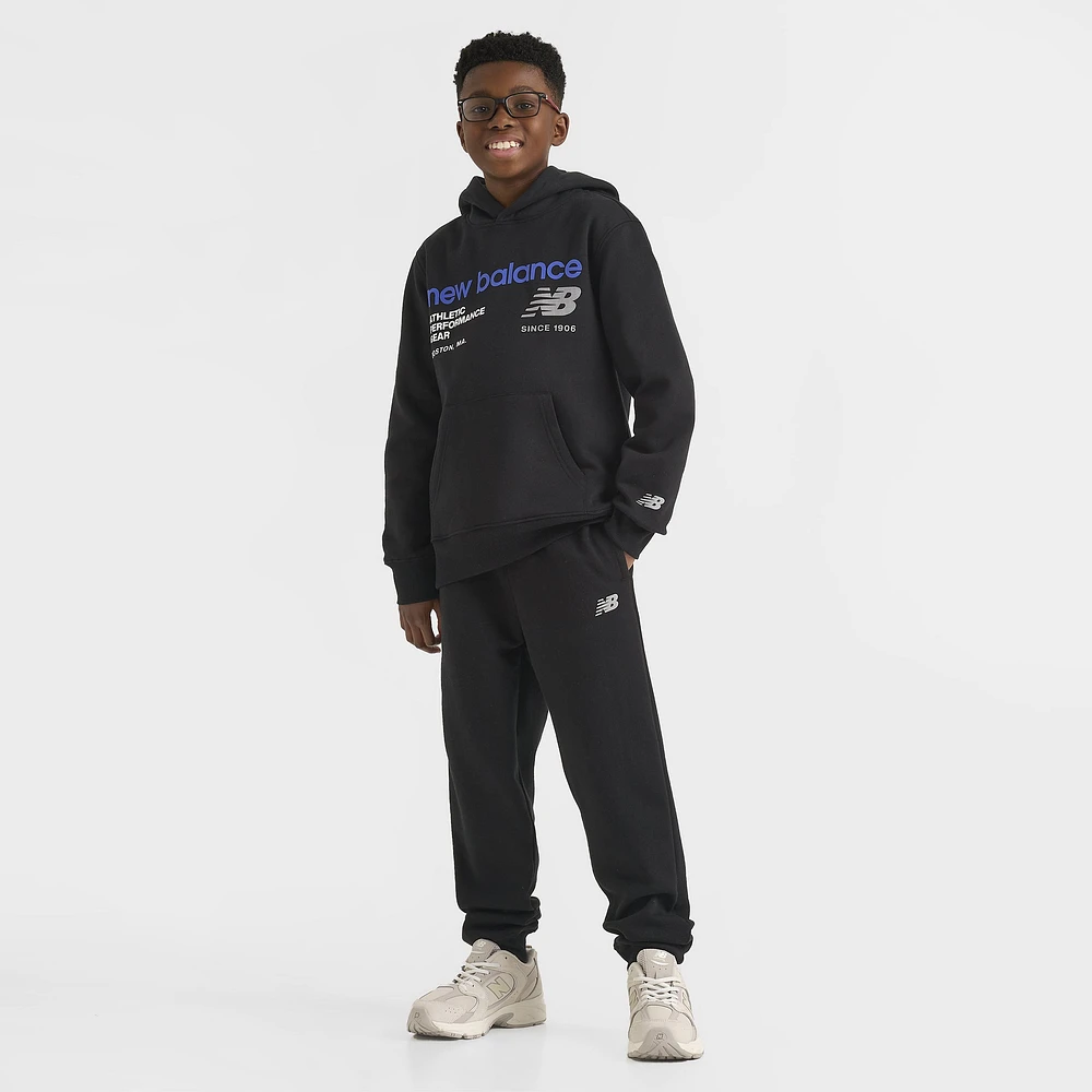 New Balance Junior Boys' Small Logo Jogger Black