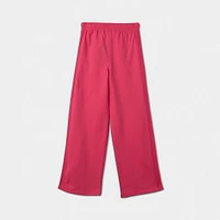 New Balance Junior Girls' Rib Side Panel Pants / Dragon Berry