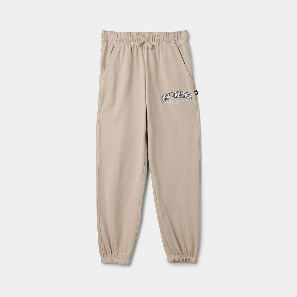 New Balance Junior Girls' Loose Fit Joggers / Stoneware
