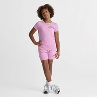 New Balance Junior Girls' Club Baby Tee Rose Sugar