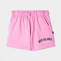 New Balance Junior Girls'Club Short Rose Sugar
