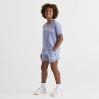 New Balance Junior Girls' Club Short Dusk Shower