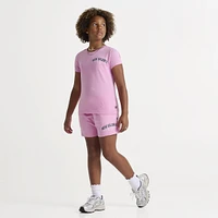 New Balance Junior Girls'Club Short Rose Sugar