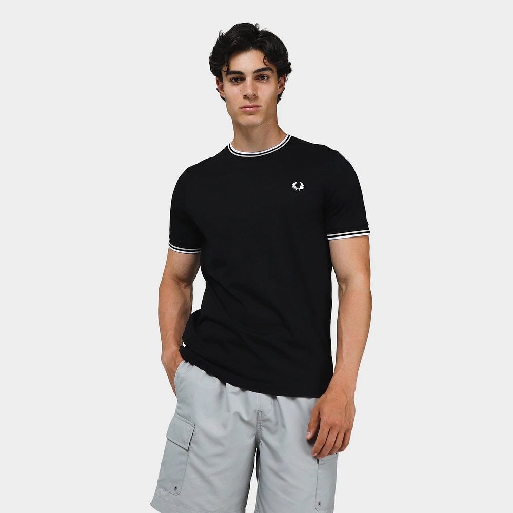 Fred Perry Twin Tipped T-shirt Black / White