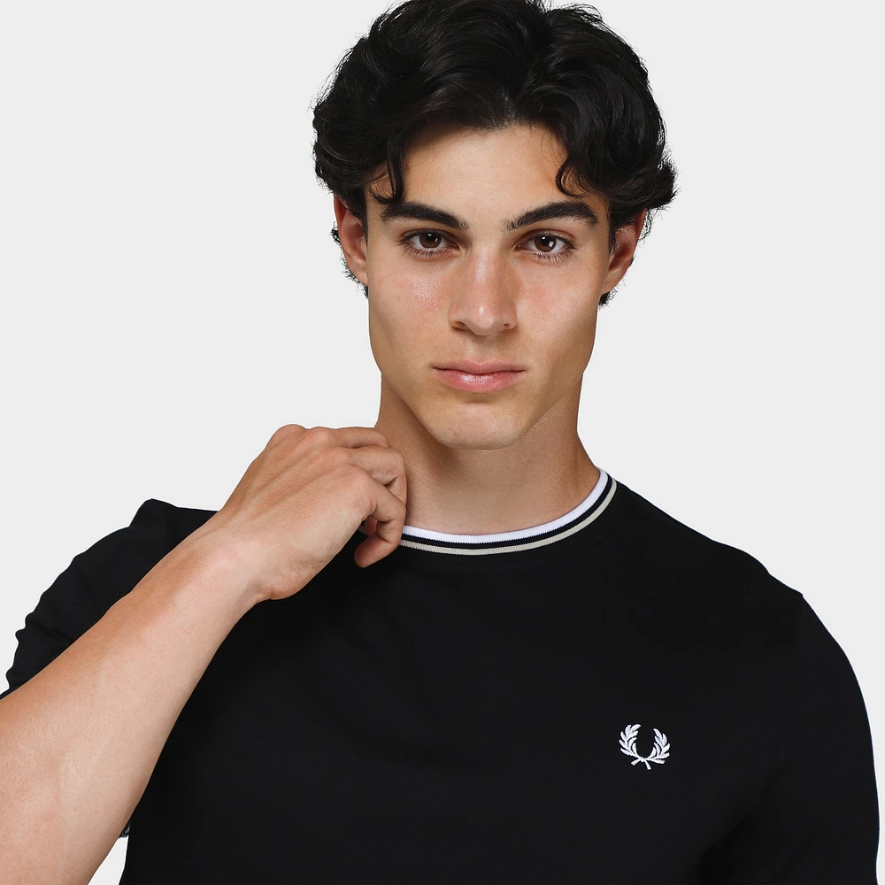 Fred Perry Twin Tipped T-shirt Black / White