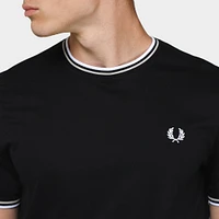 Fred Perry Twin Tipped T-shirt Black / White