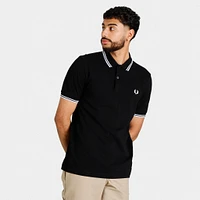 Fred Perry Twin Tipped Shirt Black / White