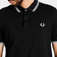 Fred Perry Twin Tipped Shirt Black / White