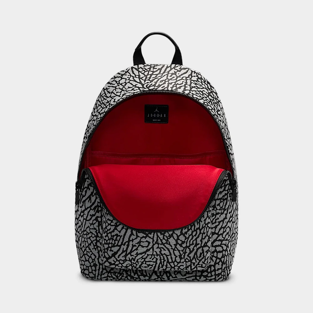 Jordan Icon Backpack Black / Elephant Print