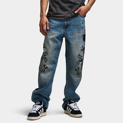 Ed Hardy Dragons Jeans / Light Vintage Wash