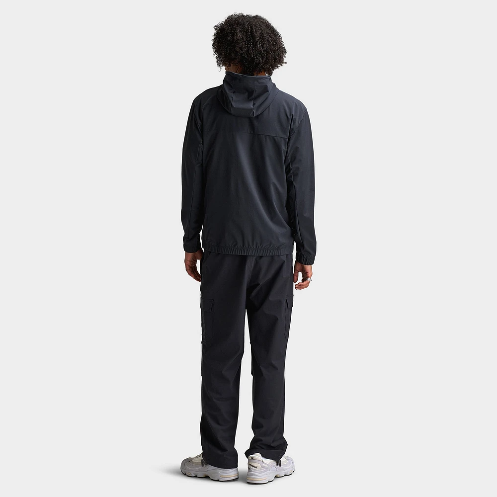 New Balance Woven Hooded Jacket Black / Slate Grey